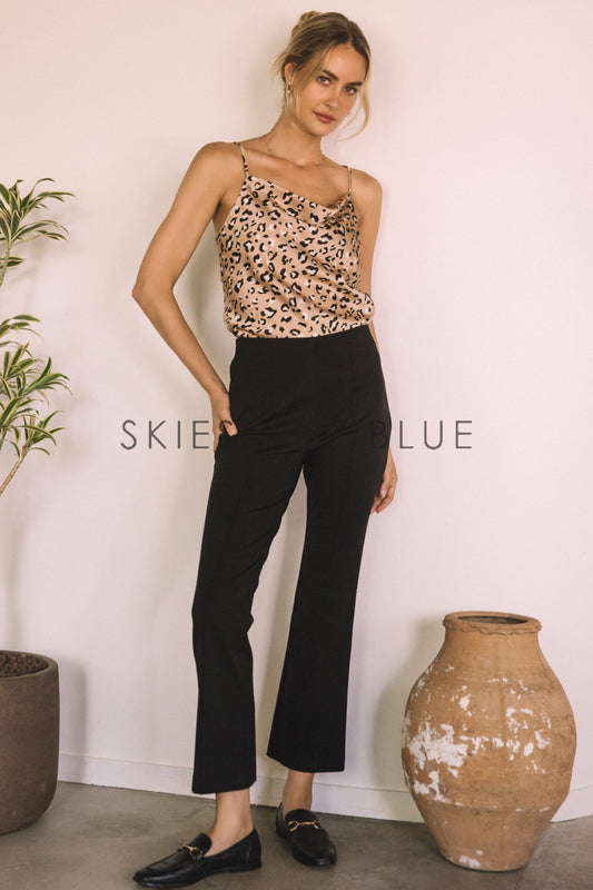 Ponte Flare Crop Pant