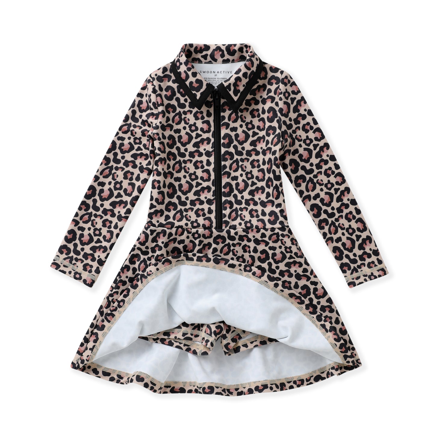 Leopard L/S Tennis Dress