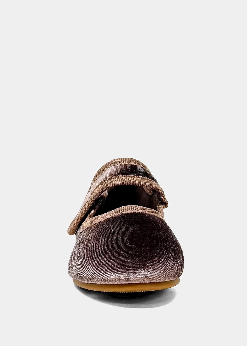 Arya Mini Taupe Velvet