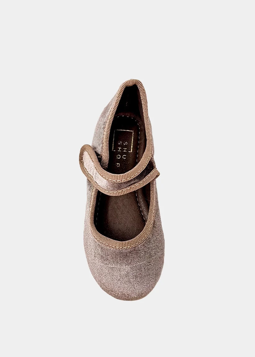 Arya Mini Taupe Velvet