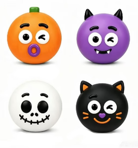 Halloween Funny Face Squishy - Assorted