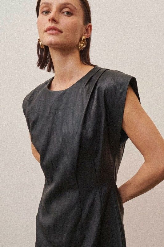 Leather Mini Dress