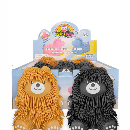 Jumbo Noodle Lion Bear Spiky Puffer Led Squishy
