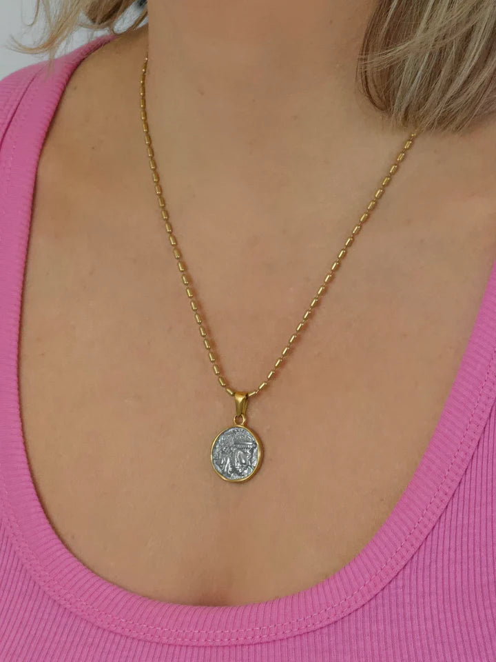 In Charge Coin Necklace