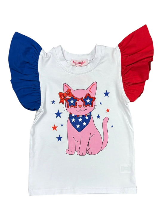 Star Kitty Flutter Tee