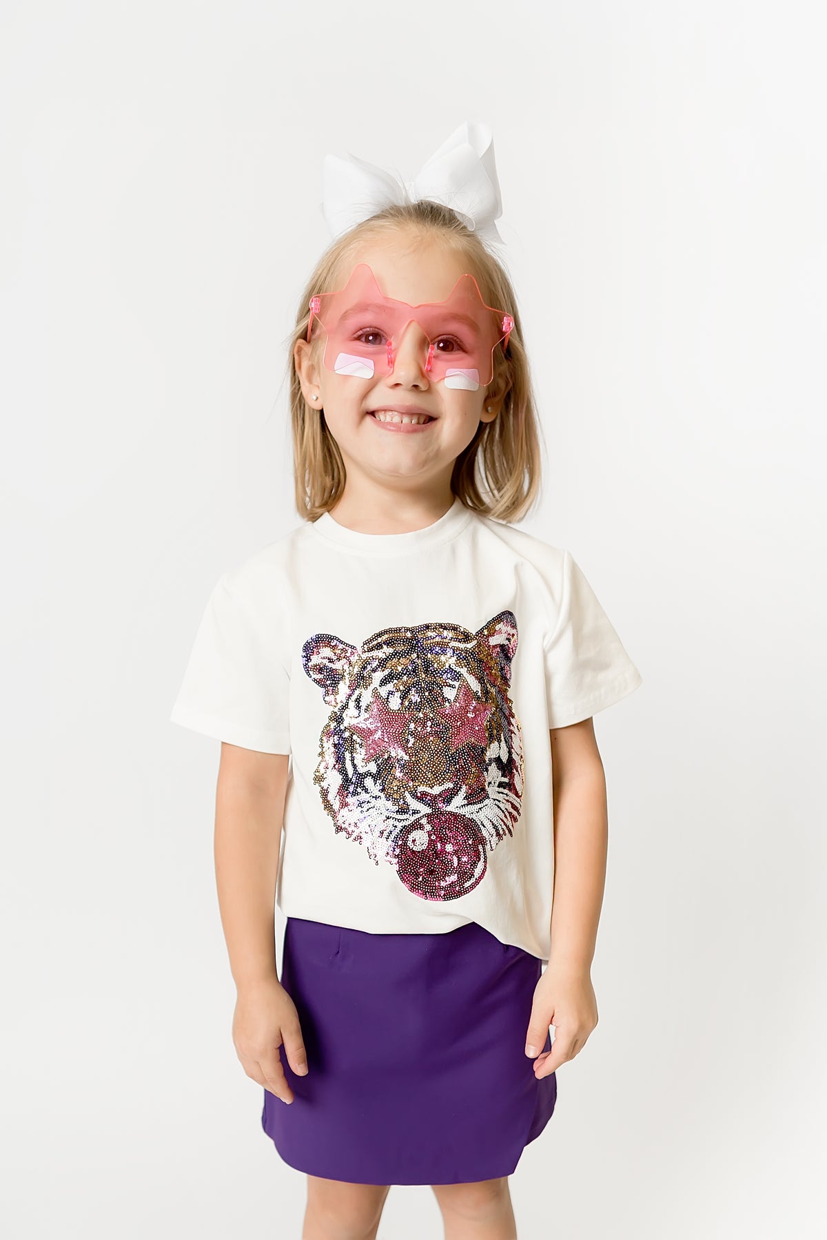 Sequin Tiger Bubble Tee