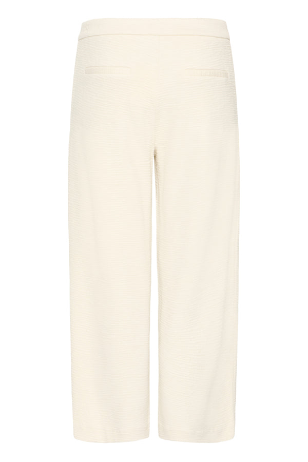 Ivory Front Pocket Crop Pant