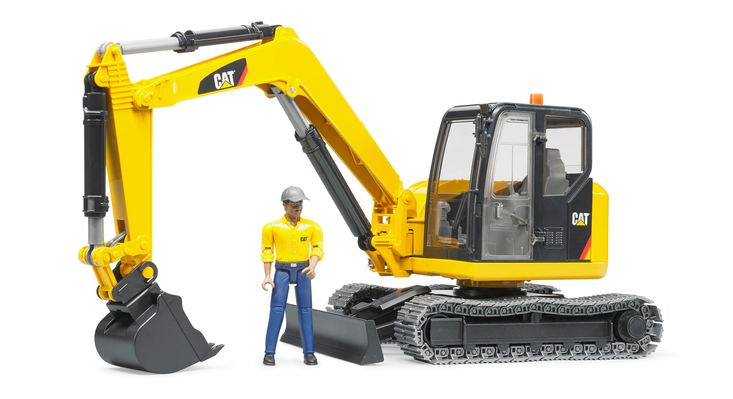 CAT Mini Excavator W/ Person