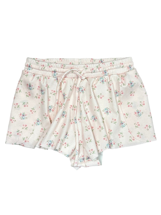 Pink Floral Shorts