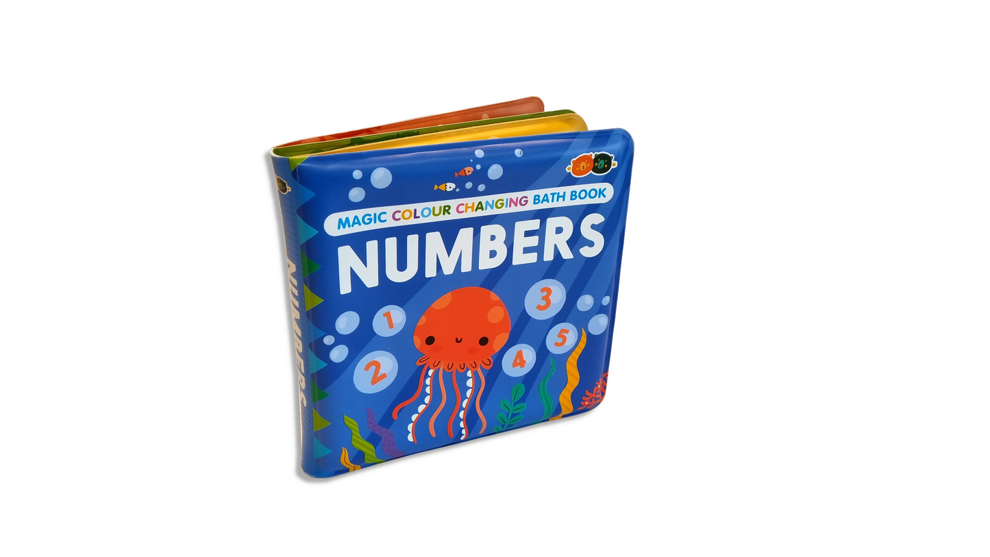 Colour Changing Bath Book – Numbers