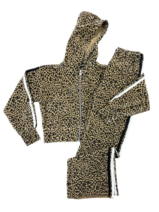 Camel Leopard Jacket