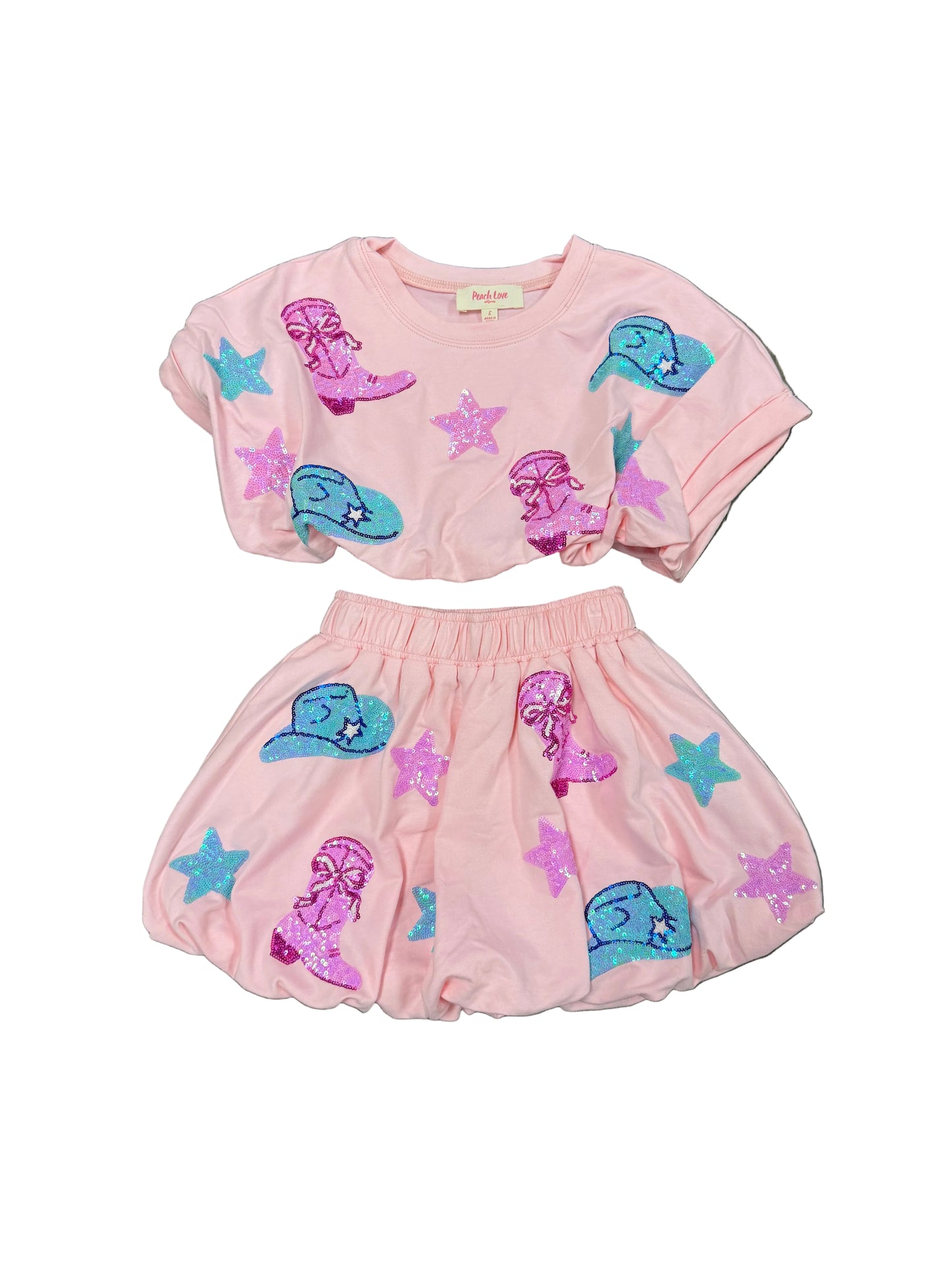 Cowgirl Sequin Bubble Set