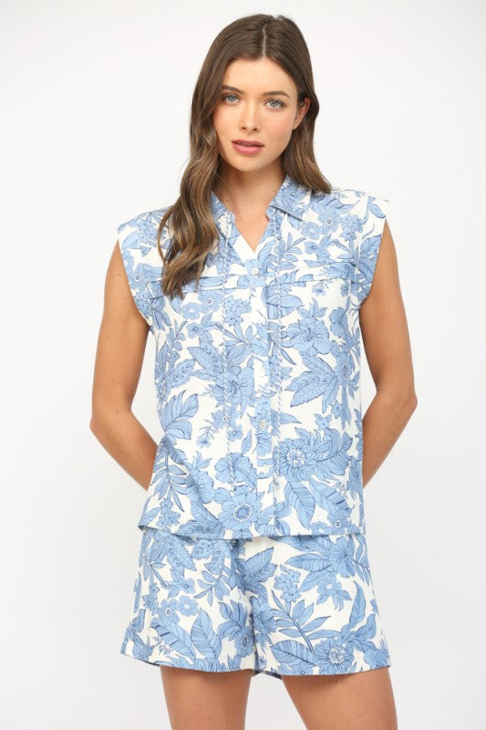 Floral Linen Detail Set