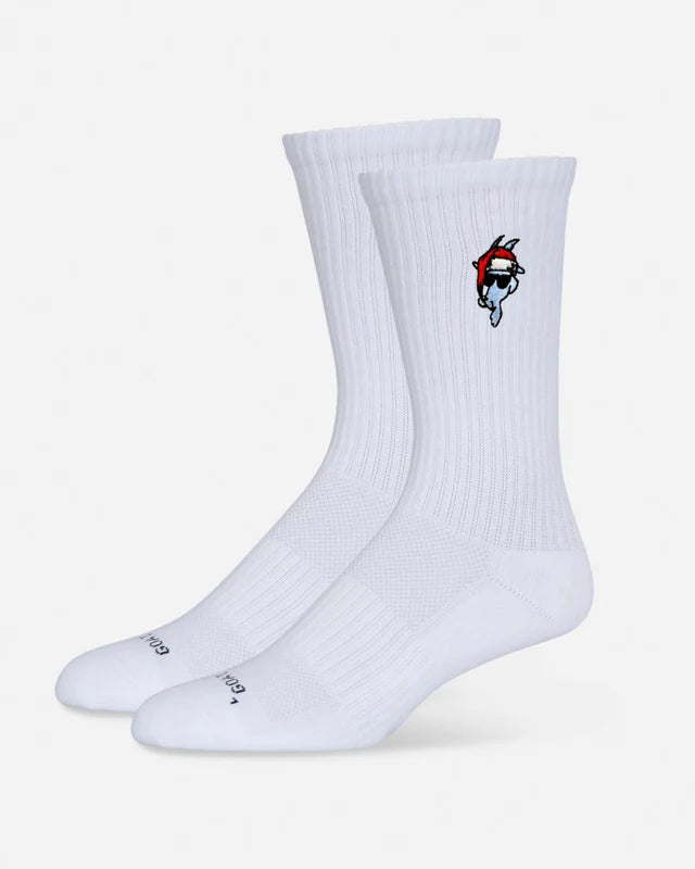 Santa Chuckle Crew Socks-1 pack