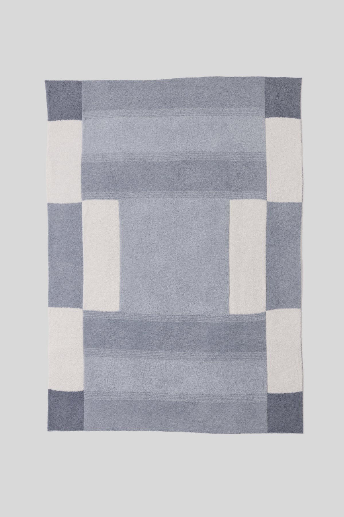 CozyChic Costa Block Throw Blanket - Moonwater