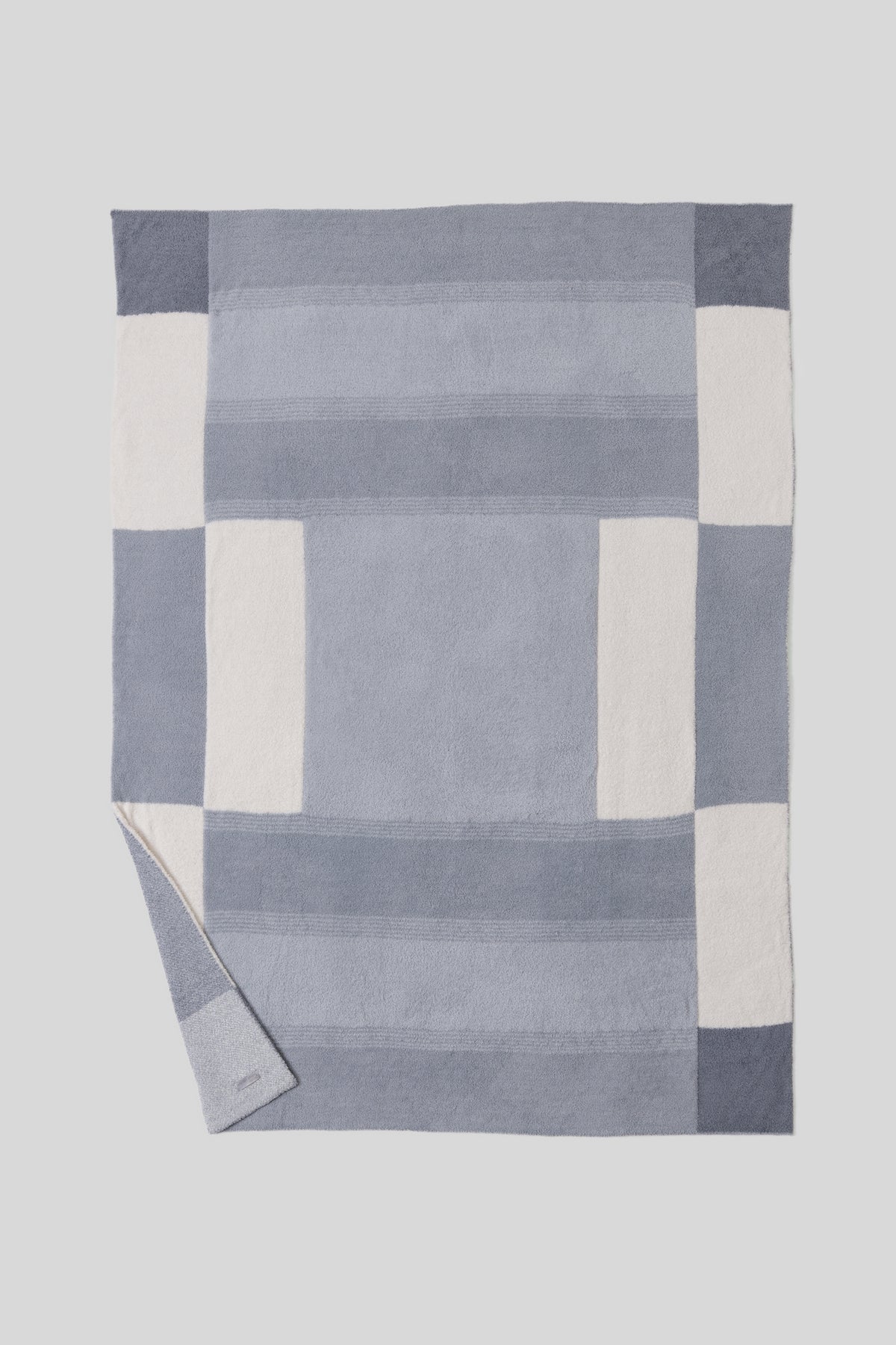 CozyChic Costa Block Throw Blanket - Moonwater
