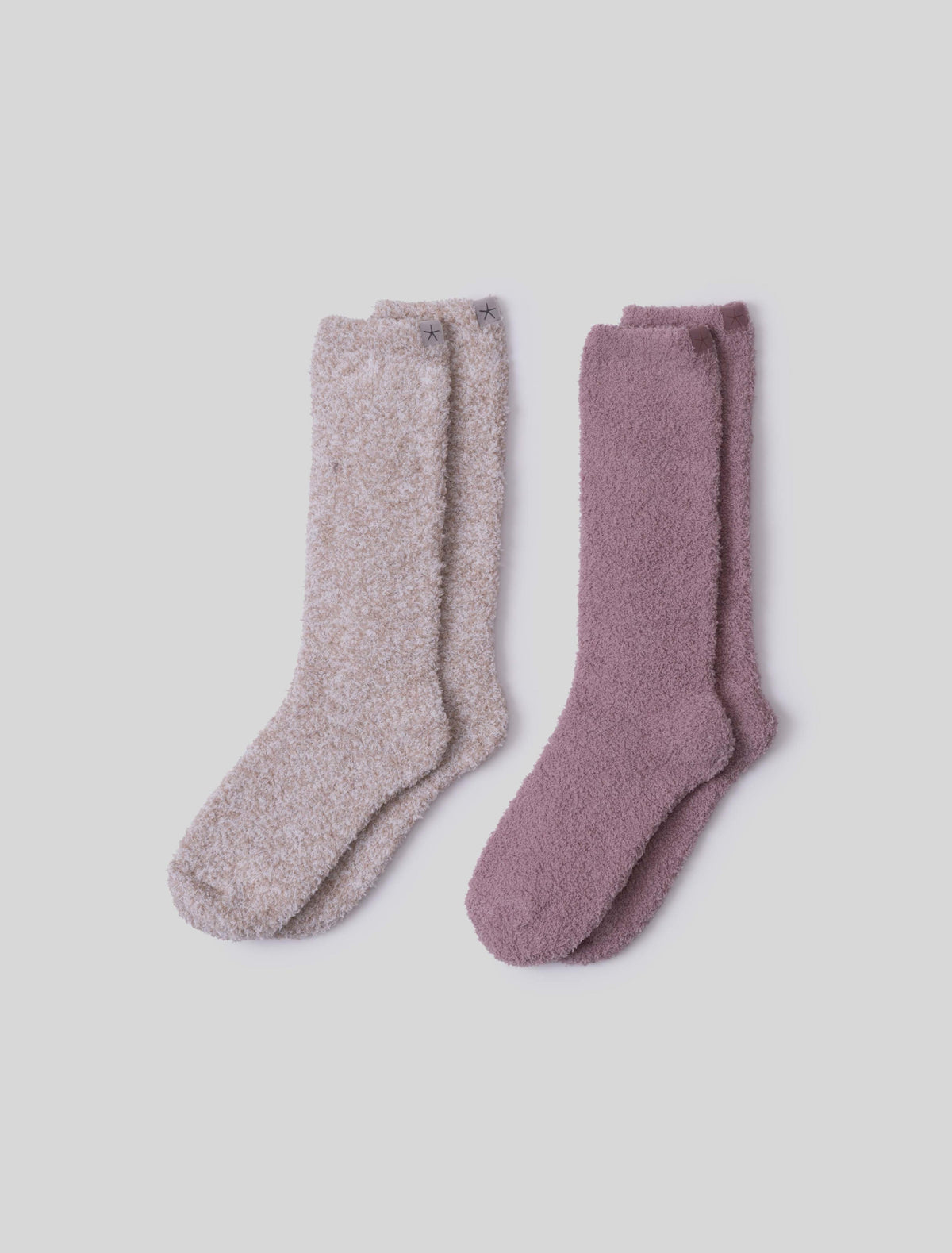 2 Pair Sock Set - Tea Berry/Stone