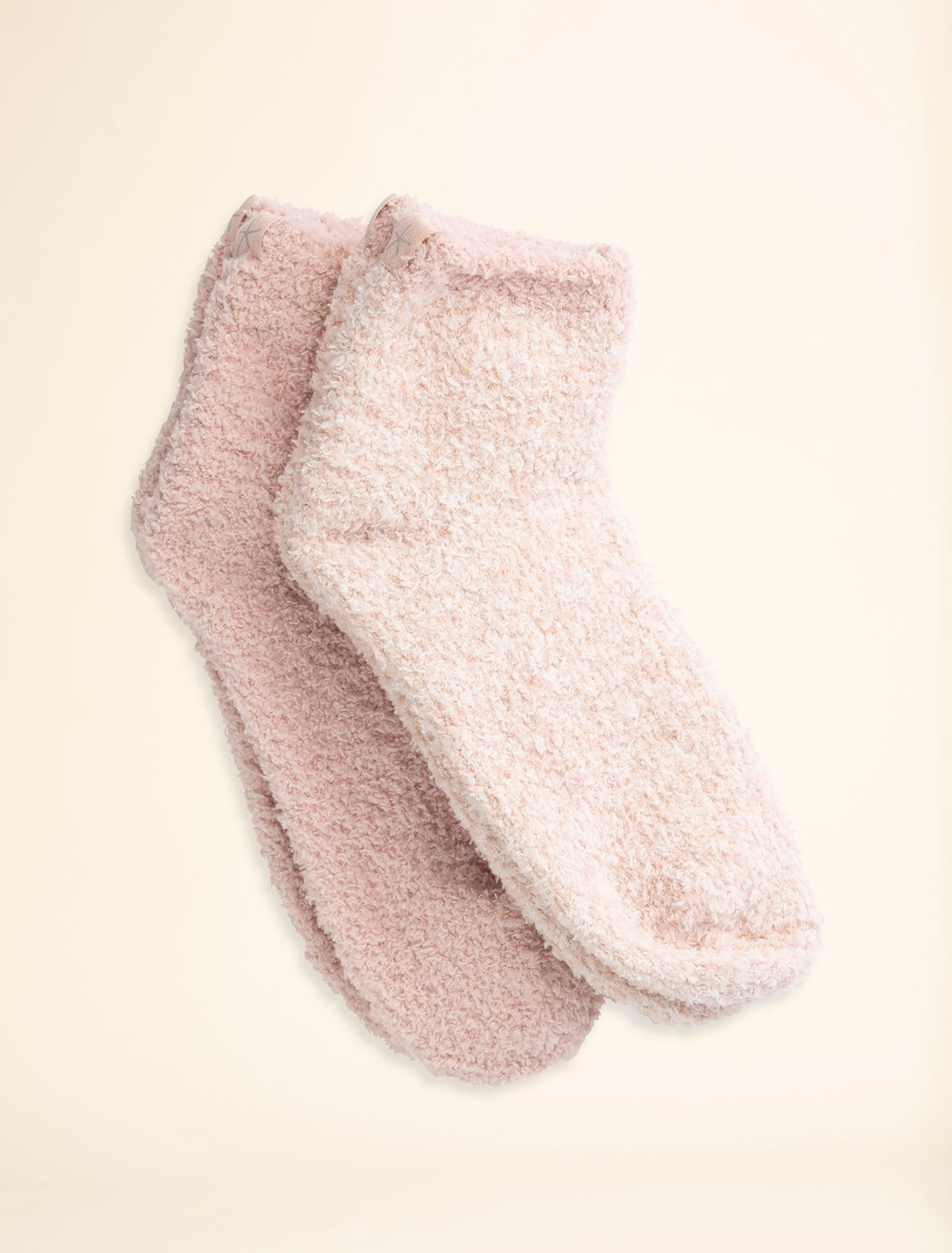 2 Pair Tennis Sock Set - Dusty Rose