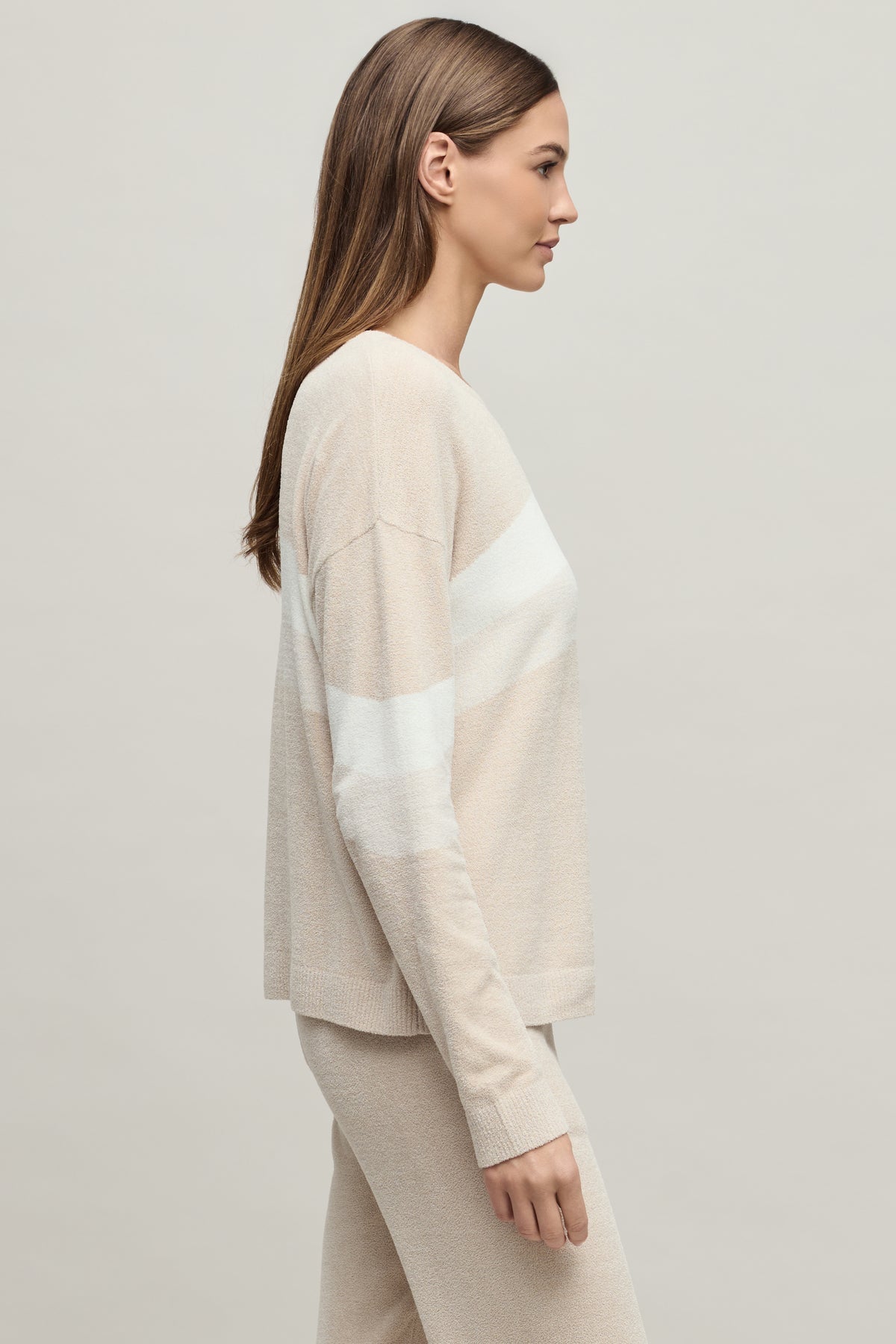 CC Ultra Lite Wavy Colorblock Pullover
