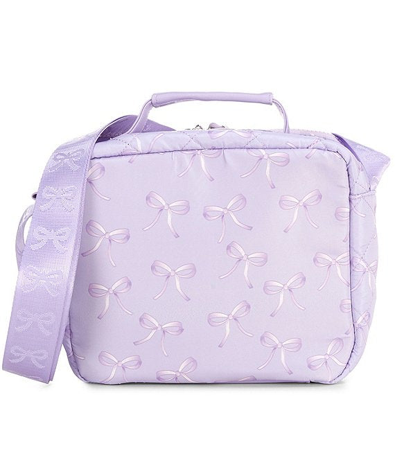 Ruffled Quilted Lunch Bag