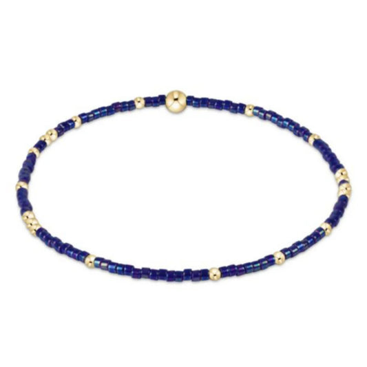 Hope Unwritten Bracelet - Blue Metallic