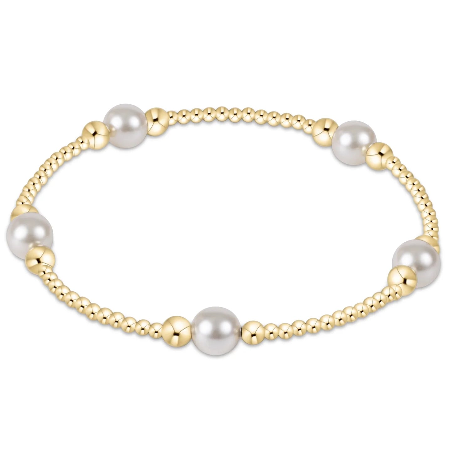 Purpose Pearl 6mm Gold Bracelet