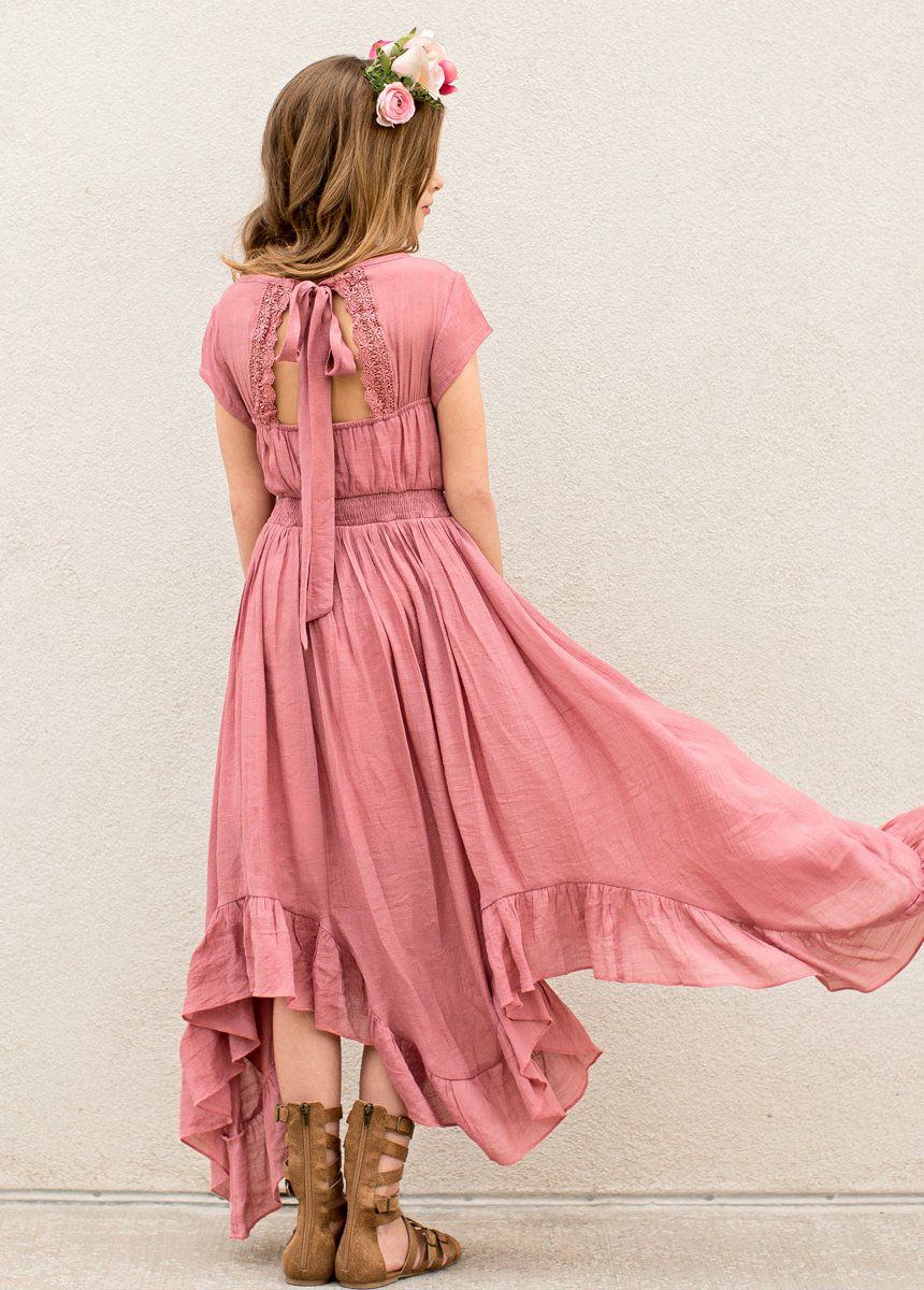 Dusty Rose Briley Dress