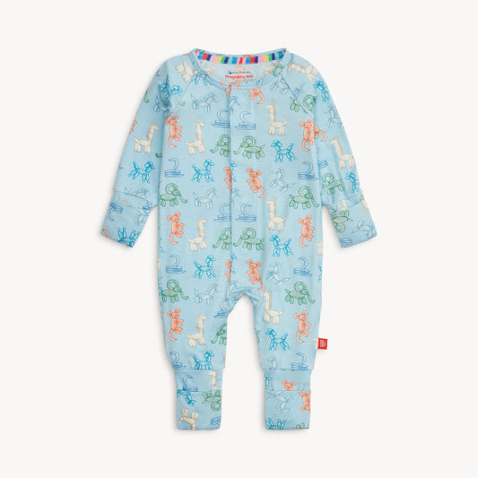 Blue Party Animal Footie