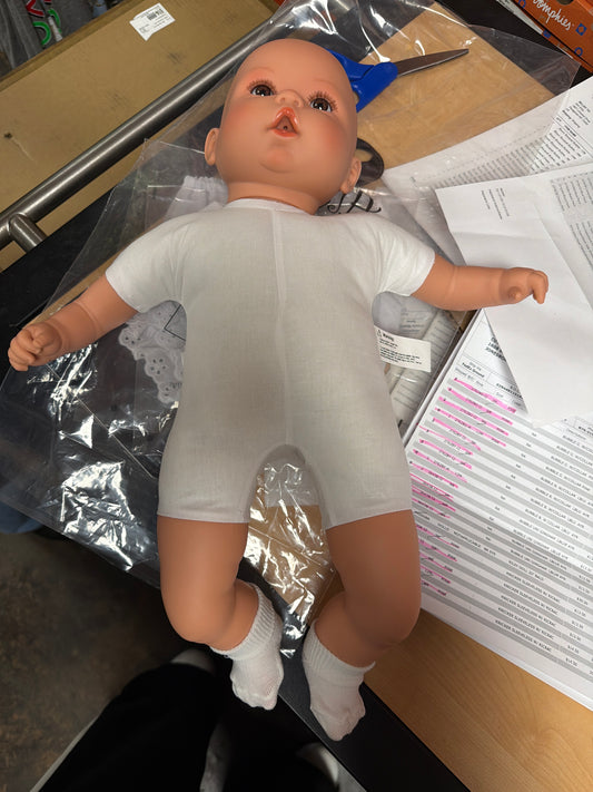 Riley Brown Eyes 20" Naked Doll