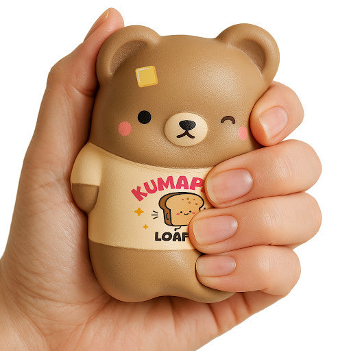 Kumapan Mystery Loafie Bears Slow Rise Squishy Toy