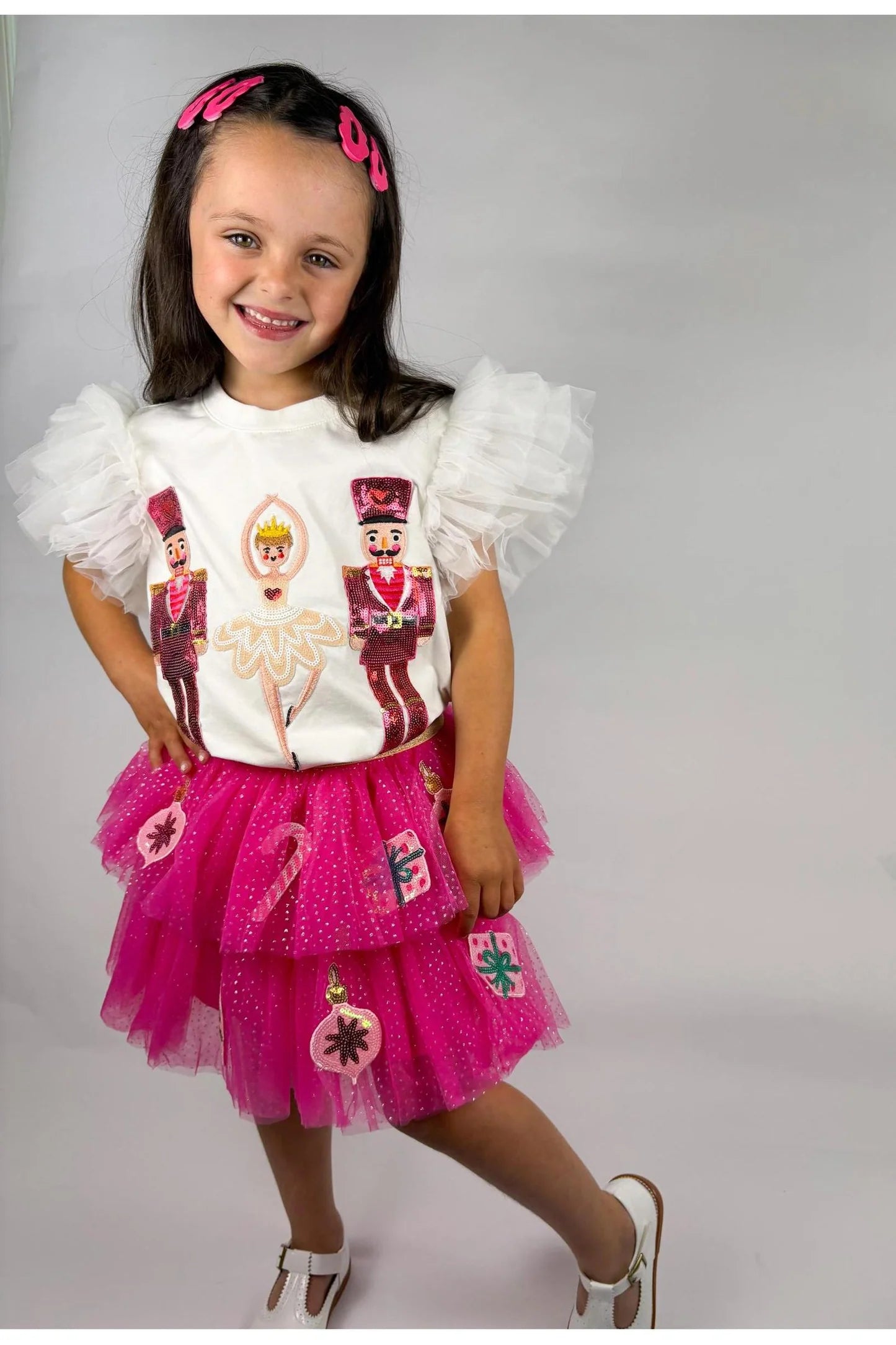 Nutcracker & Ballerina Patched Top