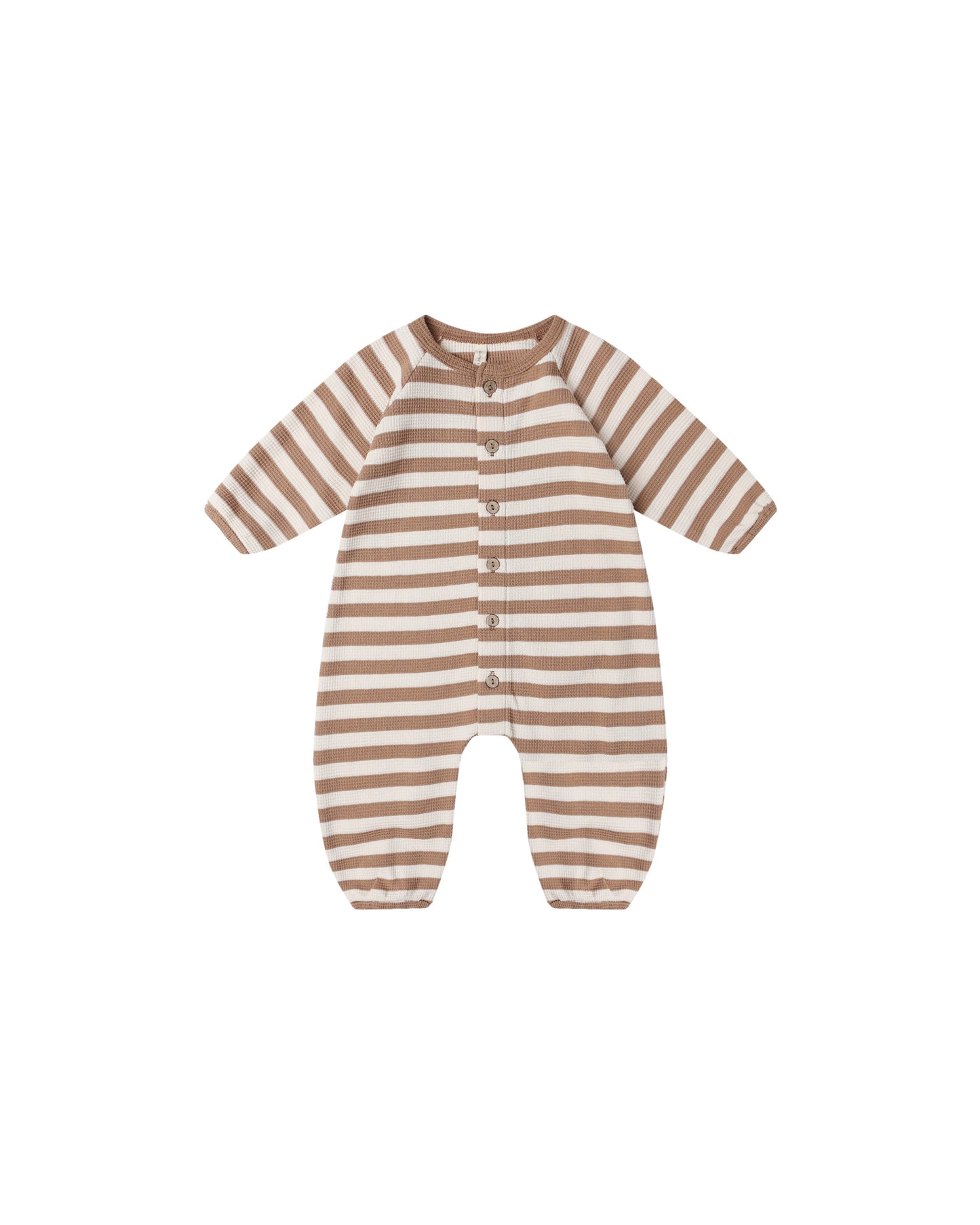 Harvest Stripe Waffle Romper