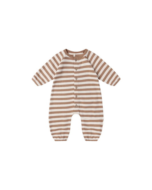Harvest Stripe Waffle Romper
