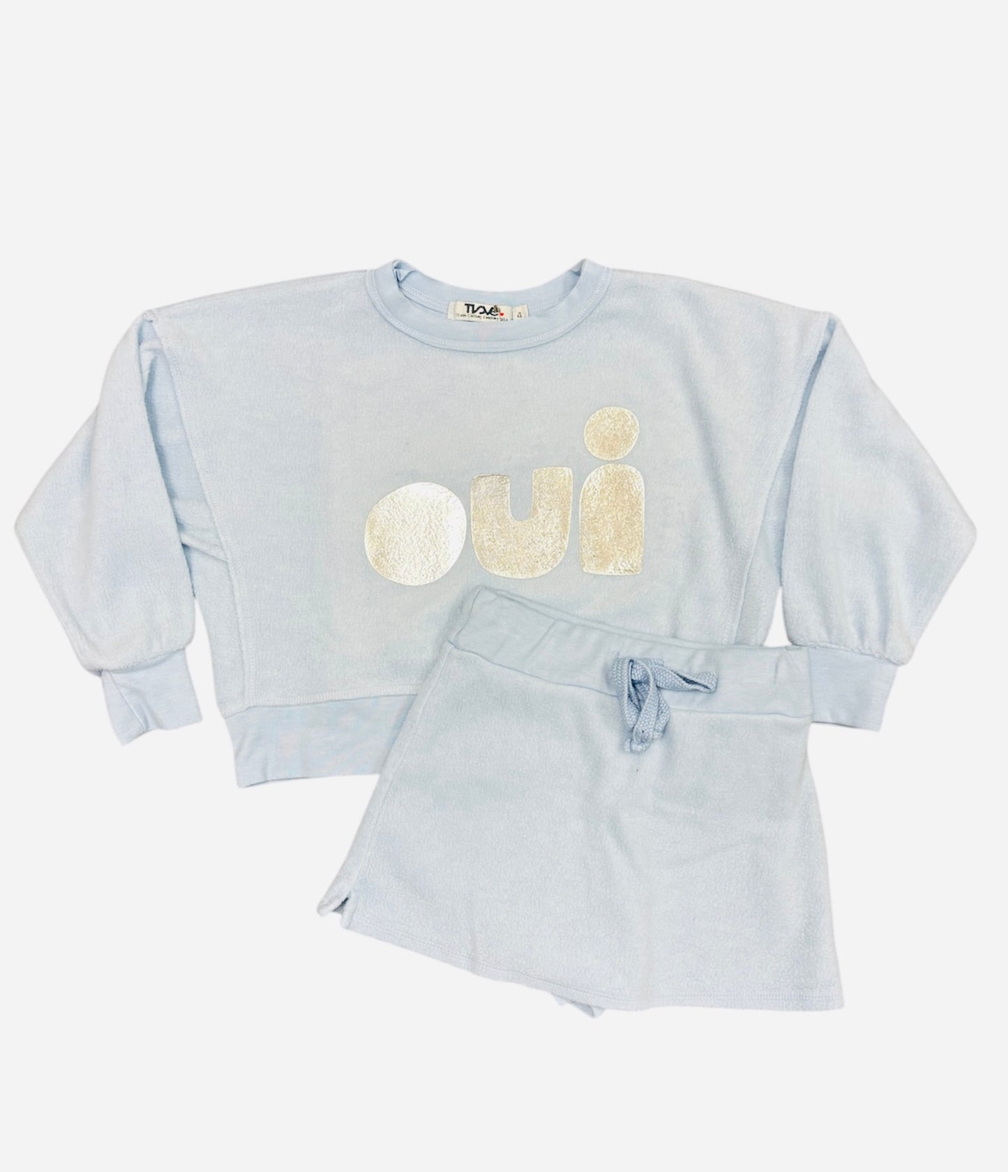 Celestial Blue Mini Skort