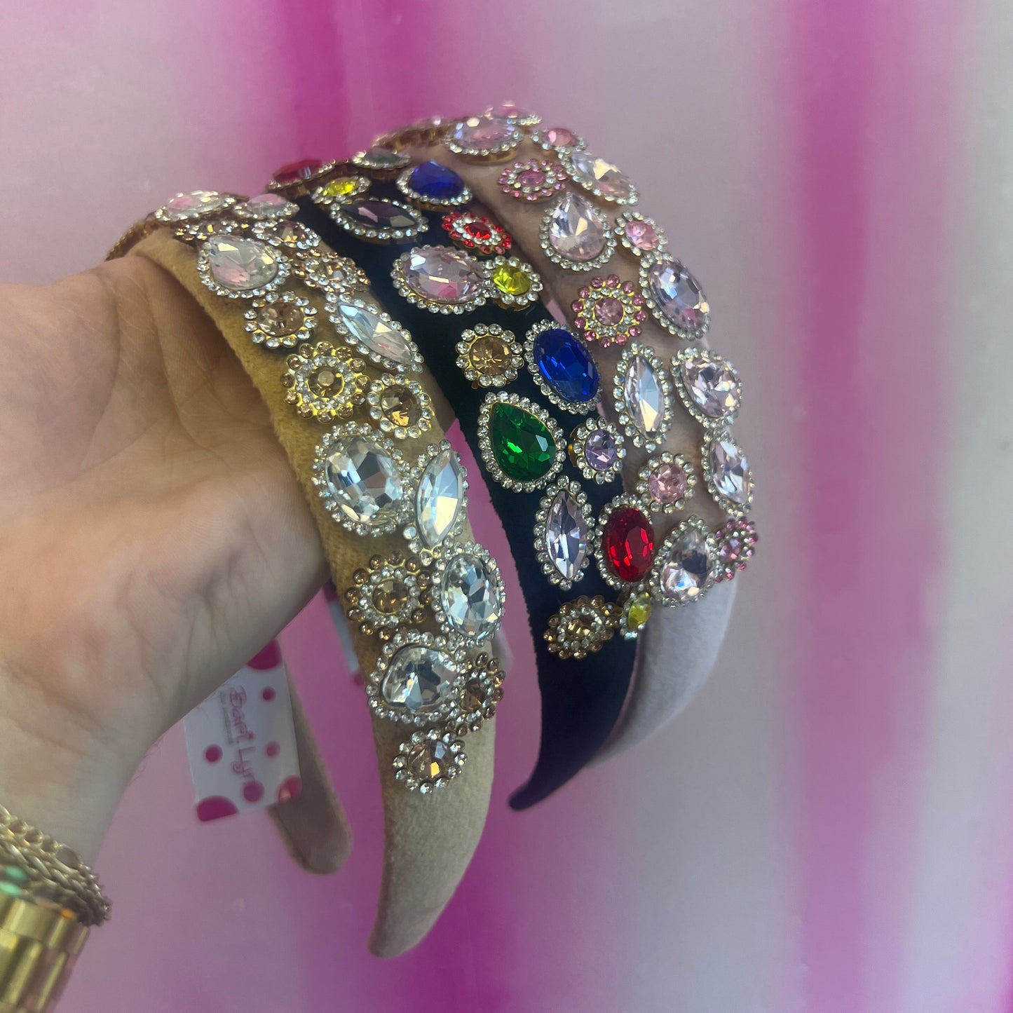 Velvet Gemstone Luxe Headbands