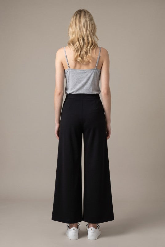 Modal High Waist Pant - Black
