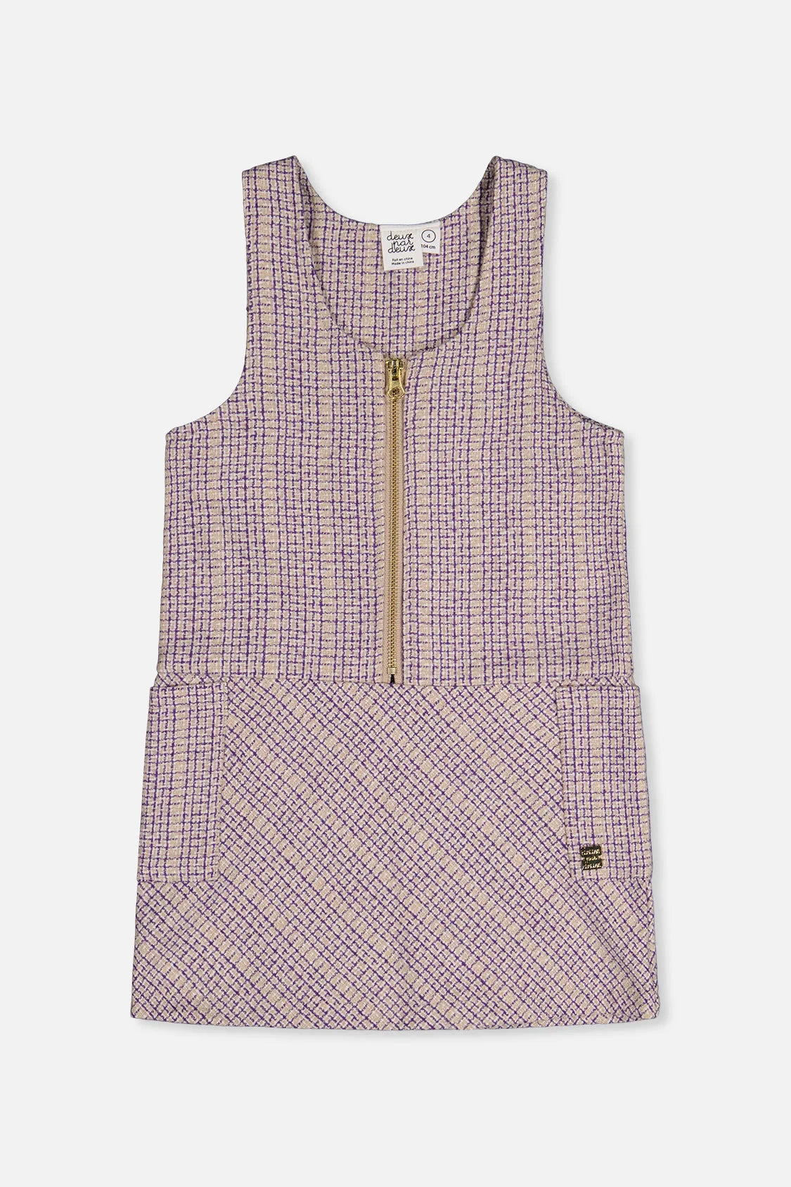 Jumper-Purple Checkered