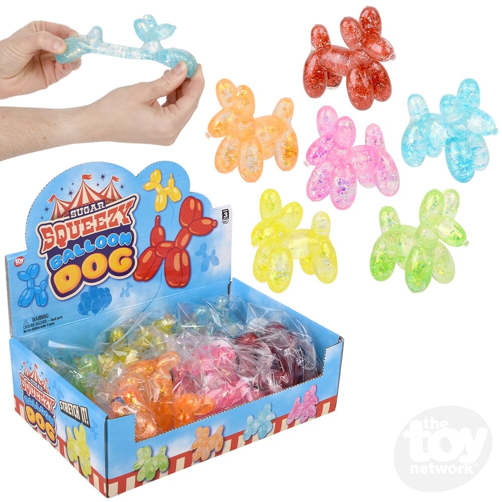 3.5" Sugar Squeezy Balloon Dog