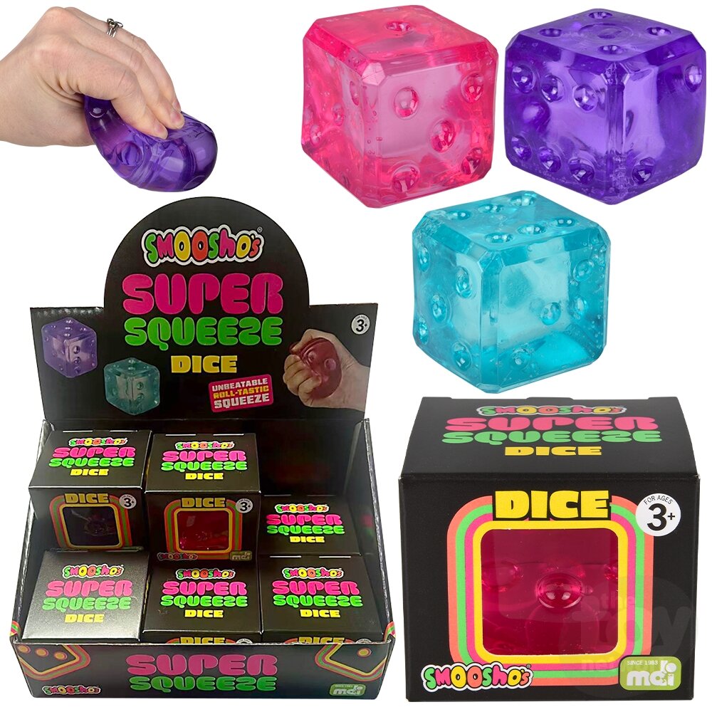 2" Squeezy Sugar Dice