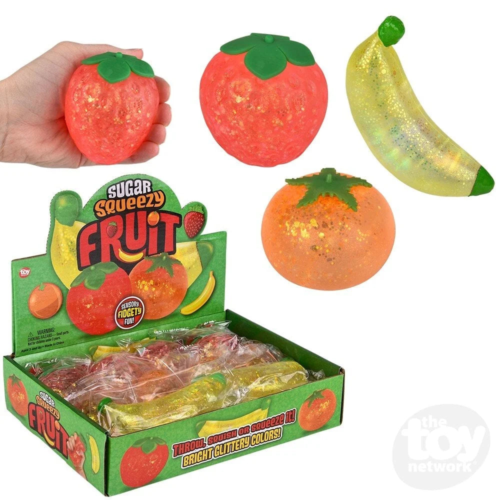 2.5" Sugar Squeezy Fruit - Assorted