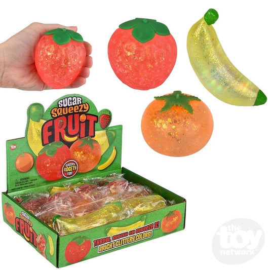 2.5" Sugar Squeezy Fruit - Assorted