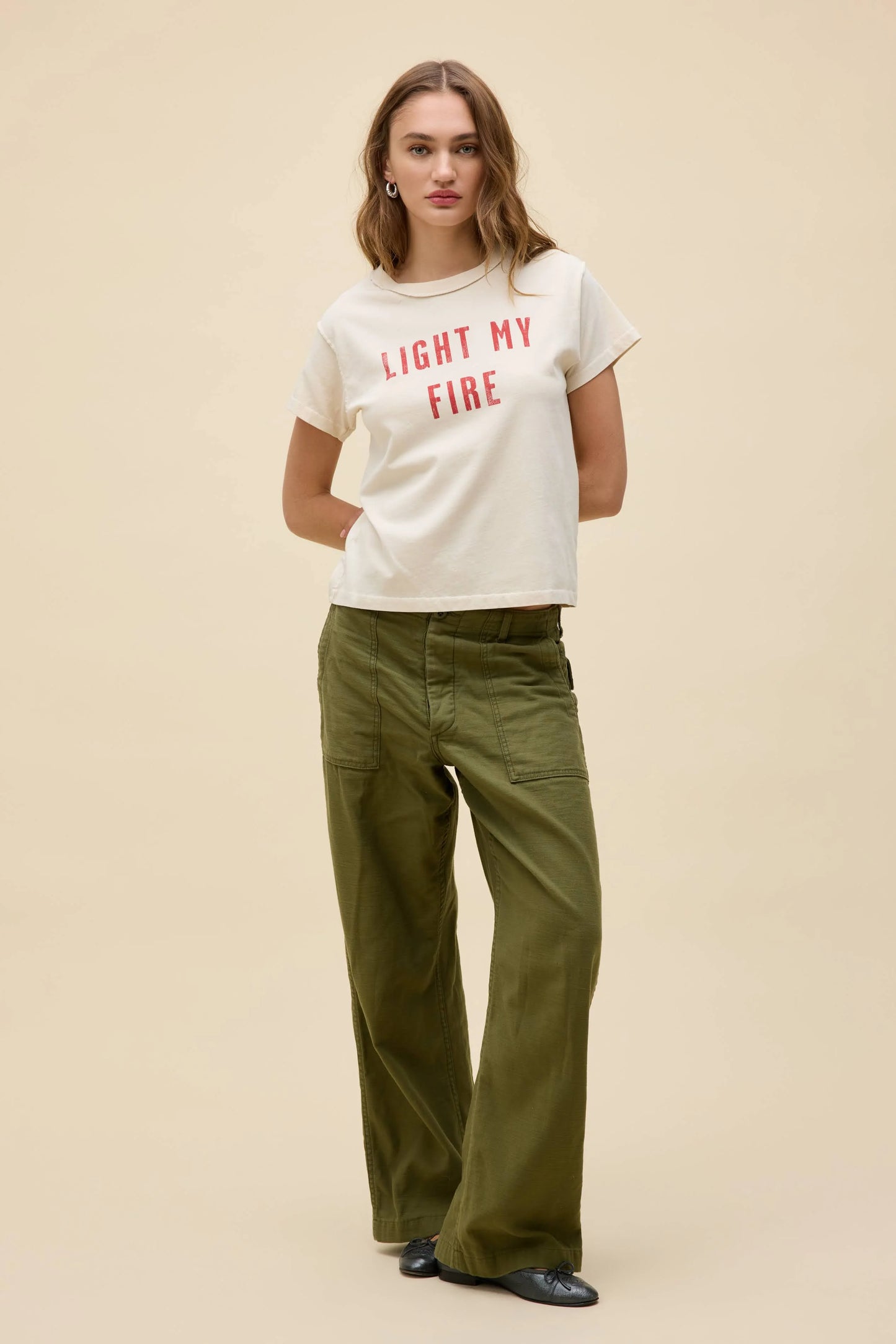 The Doors Light My Fire Reverse Girl Friend Tee