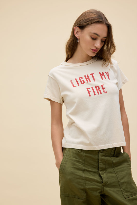 The Doors Light My Fire Reverse Girl Friend Tee