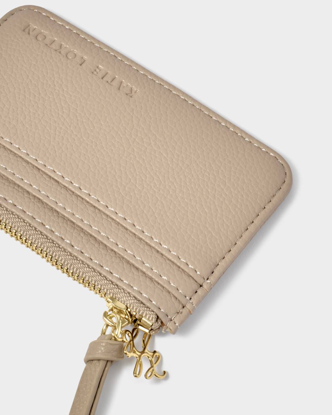 Gift Boxed Coin & Card Holder - Taupe