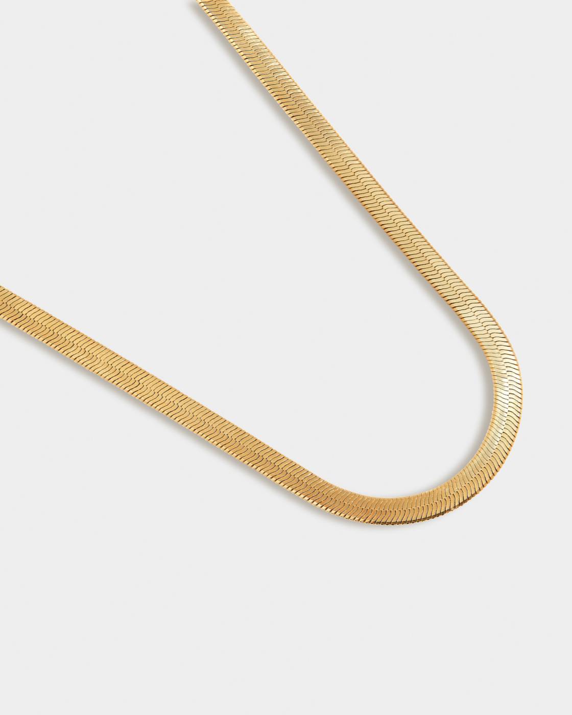 Ciana Waterproof Gold Snake Chain Necklace