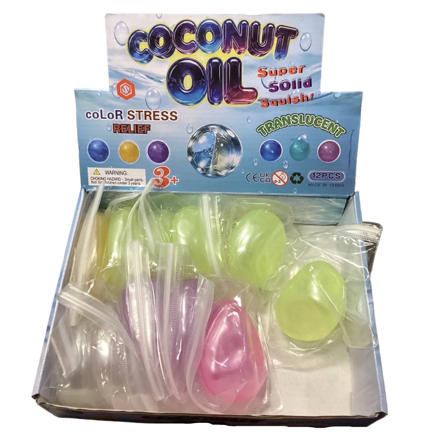 Translucent Coconut Oil Balls