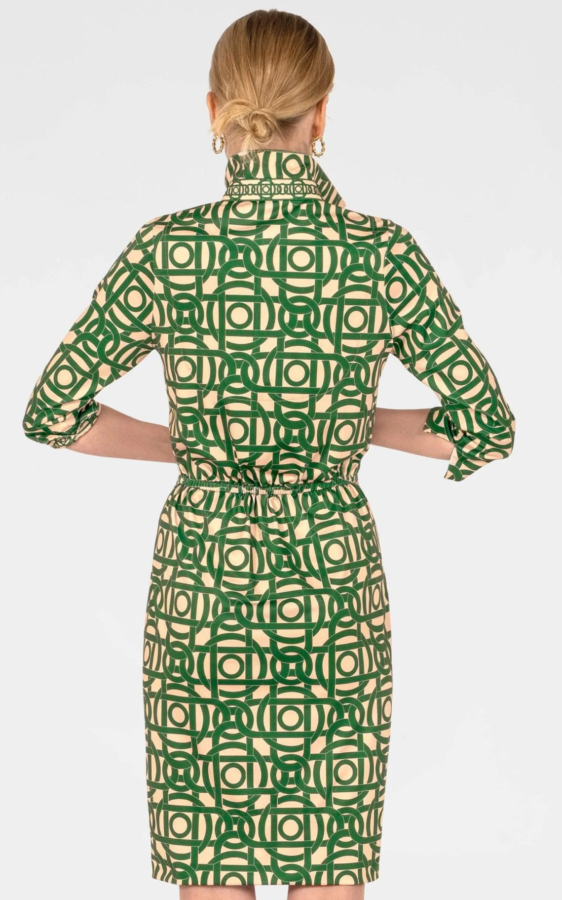 Twist and Shout Aubazine Dress in Forrest