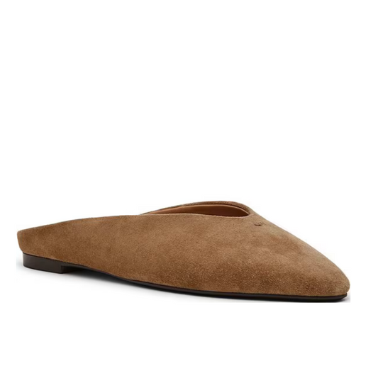 Sherman Brown Suede Mule