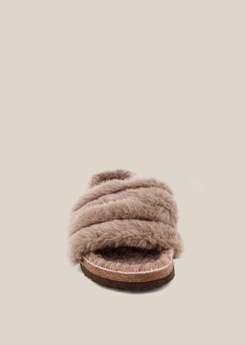 Chloe Mini Taupe Slipper