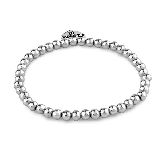 Silver Bead Bracelet